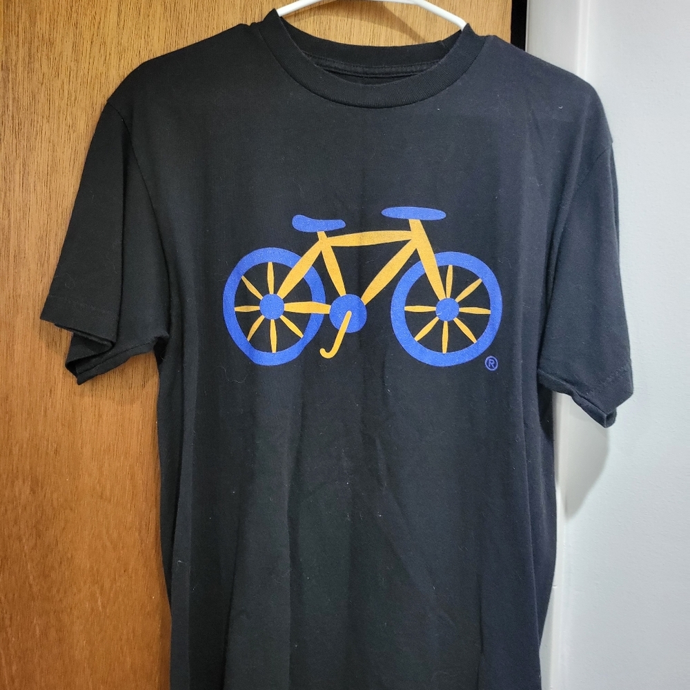 Black bike medium shirt